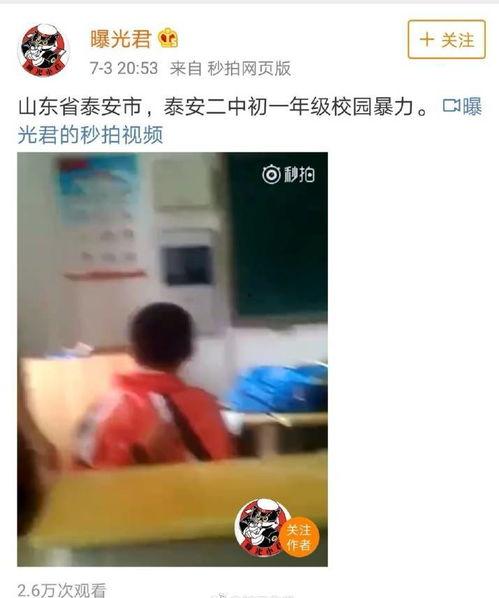 爆料山东的校园事件视频,真相与争议交织  第1张